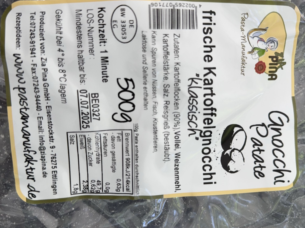 Kartoffelgnocchi, 0,63 von B3la07 | Hochgeladen von: B3la07 Kartoffelgnocchi, 0,63 von B3la07 | Hochgeladen von: B3la07