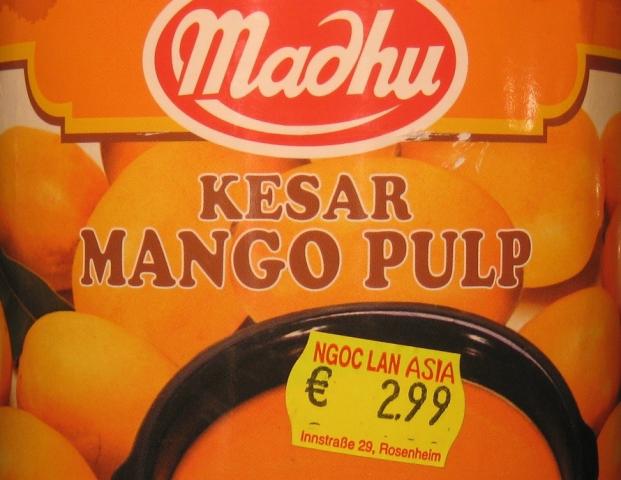 Mangopulp (Mangopüree, Mangomus) | Hochgeladen von: Heidi