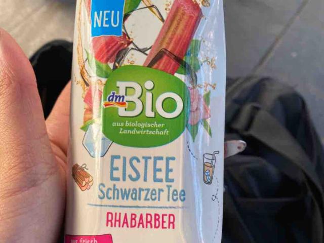 Eistee schwarzer Tee  Rhabarber, bio by lealati069 | Uploaded by: lealati069