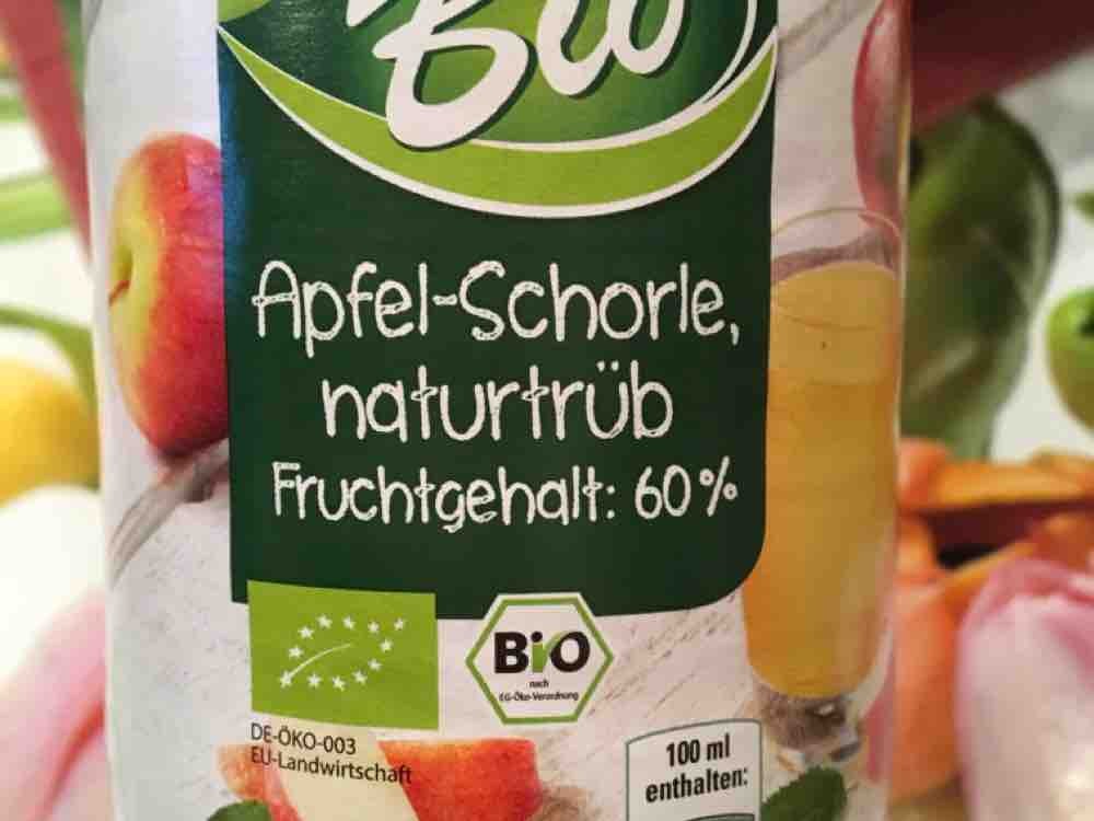 K-Bio  Apfelschorle naturtrüb Fruchtgehalt 60%, 0,75 ml von witw | Hochgeladen von: witwerhund