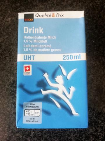 Coop Drink - halbentrahmte Milch 1.5% | Hochgeladen von: aoesch
