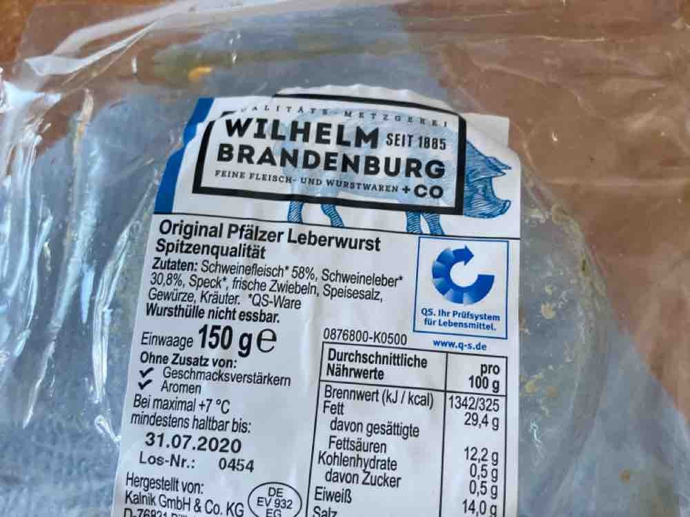 Original Pfälzer Leberwurst von Bernie14 | Hochgeladen von: Bernie14