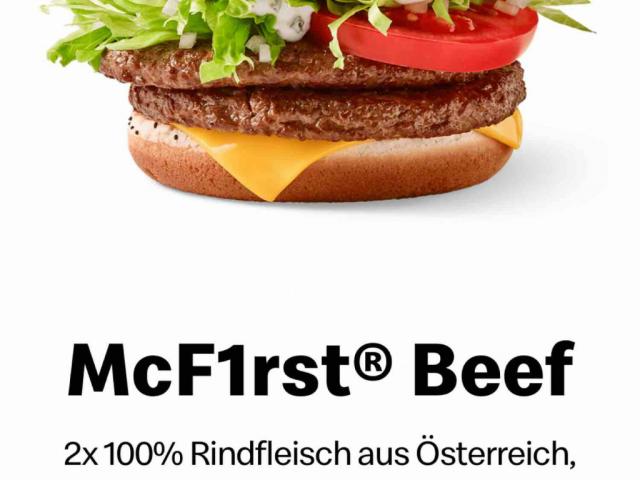 McF1rst Beef, 1 burger von wastl2919 | Hochgeladen von: wastl2919