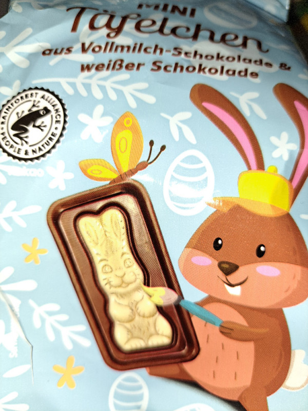 Mini Täfelchen aus Vollmilchschokolade & weißer Schokolade,  | Hochgeladen von: LinaJoanaKämpfer