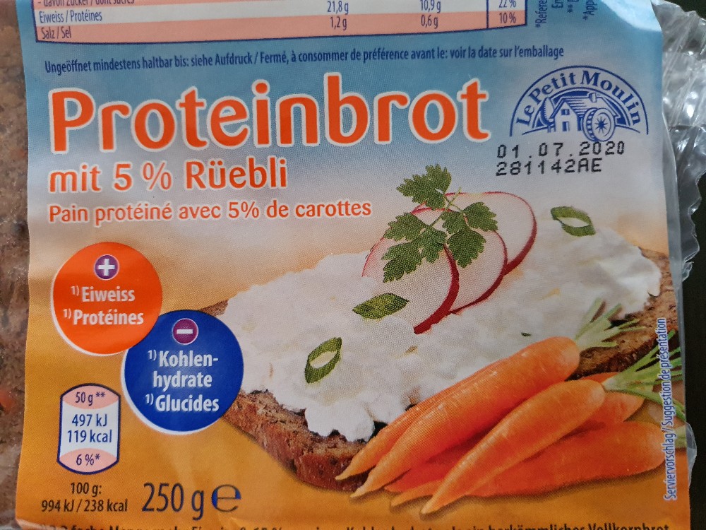 Proteinbrot mit 5% Rüebli von zumpiak | Hochgeladen von: zumpiak