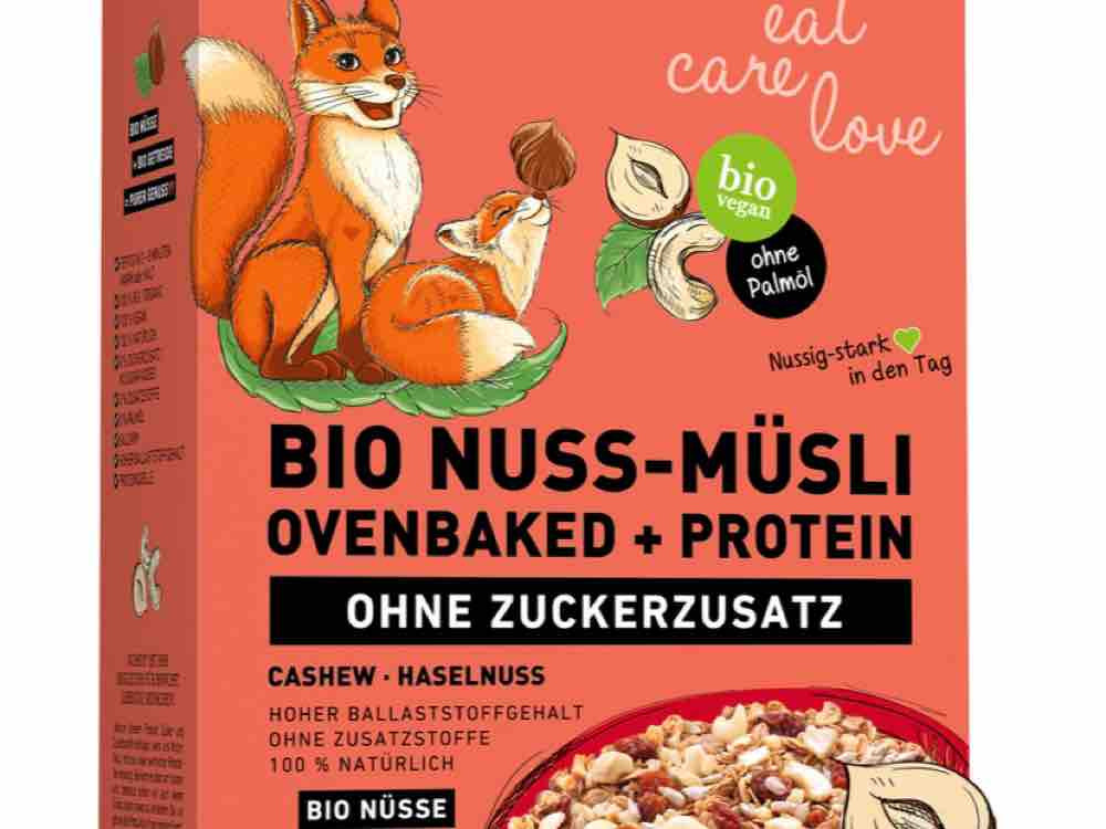 Bio Nuss-Müsli Ovenbaked + Protein, 100 % Pur von reichlj | Hochgeladen von: reichlj