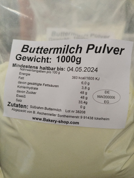 Buttermilch pulver, Süßrahm Buttermilch von crissylivegaming | Hochgeladen von: crissylivegaming