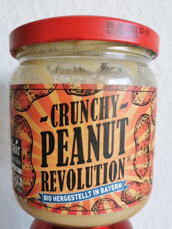 Peanut Revolution Crunchy Bio-Erdnuss-Creme, mit knackigen Erdnu | Hochgeladen von: hlzhs