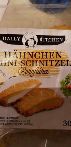 Hähnchen Mini-Schnitzel, Cornflakes von Harrerhaus | Hochgeladen von: Harrerhaus