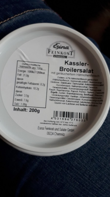 Kassler - Broilersalat von Lenie | Hochgeladen von: Lenie
