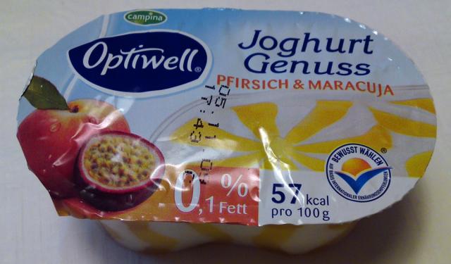 Optiwell Joghurt-Genuss, Pfirsich/Maracuja | Hochgeladen von: Shady