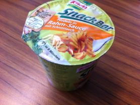 Knorr SnackBar, Nudeln in Rahmsauce mit Schnittlauch | Hochgeladen von: Succo89