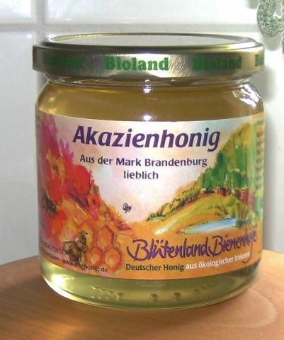 Bioland Akazienhonig aus der Mark Brandenburg, lieblich | Hochgeladen von: Meleana
