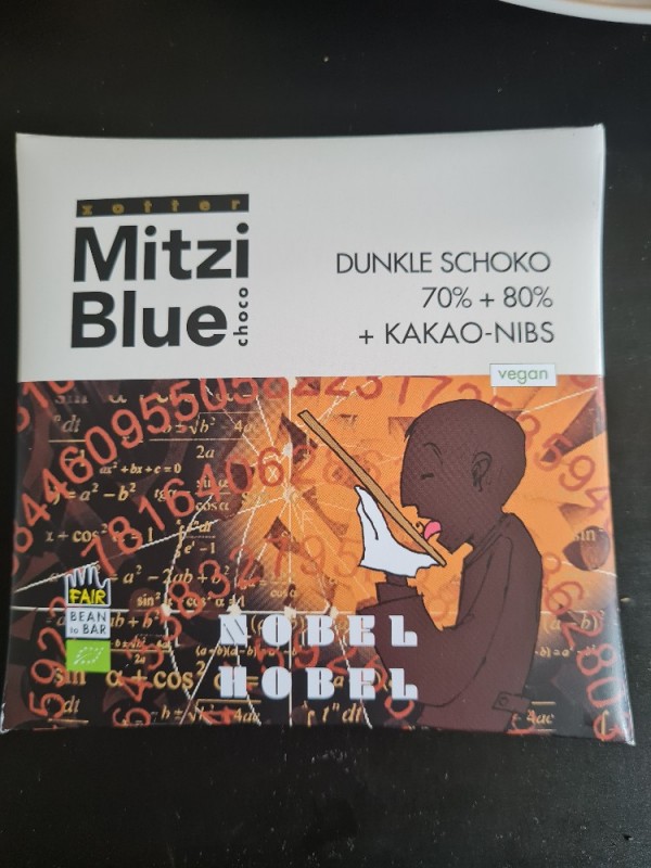 Mitzi Blue, Dunkle Schoko 70% + 80% + Kakao-Nibs von Kackstuss | Hochgeladen von: Kackstuss
