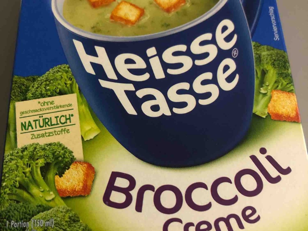 Heisse Tasse, Broccoli-Creme mit Knusper-Croutons von Womahi | Hochgeladen von: Womahi