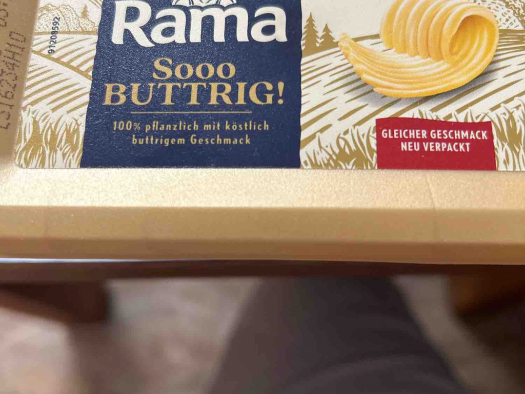 Rama-Butter-Note, 100% natürlich von HelgaFranke | Hochgeladen von: HelgaFranke