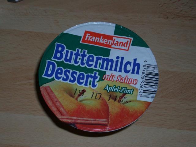 Buttermilch Dessert mit Sahne, Apfel-Zimt | Hochgeladen von: PoloTDI74