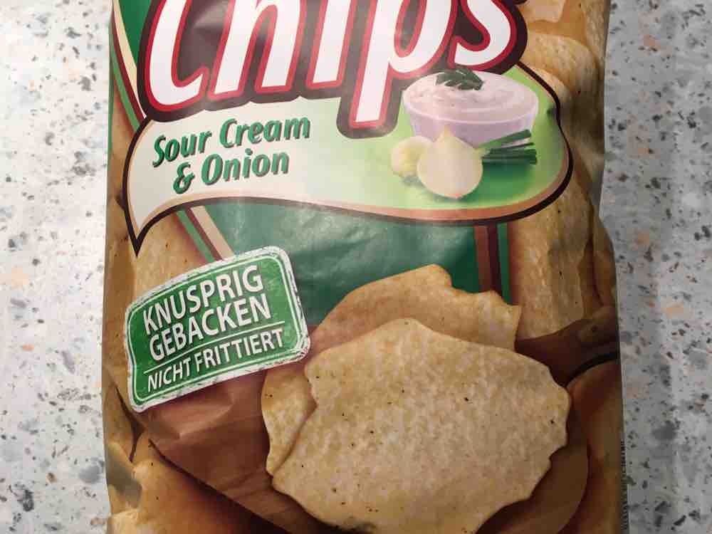 Gebackene Chips , Sour Cream & Onion  von narrow | Hochgeladen von: narrow