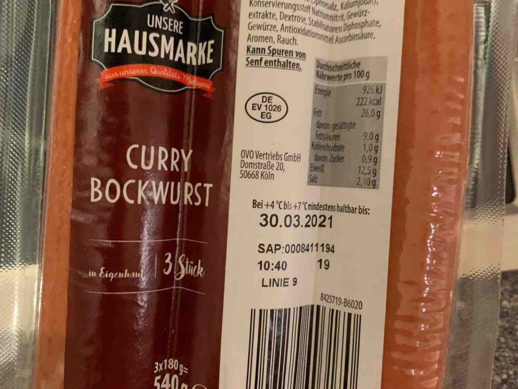 Curry Bockwurst, in Eigenhaut von marvin112 | Hochgeladen von: marvin112
