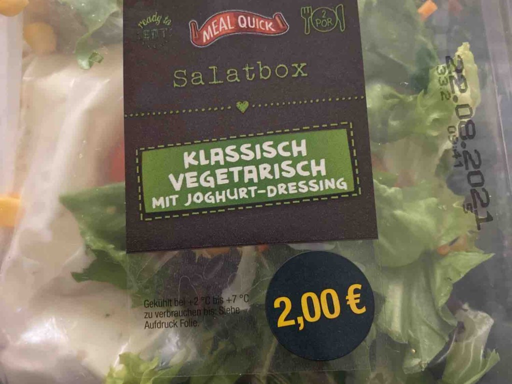 Salatbox Klassisch Vegetarisch, Mit Joghurt-Dressing von aheft1 | Hochgeladen von: aheft1