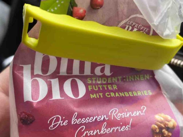 Billa Bio Studentenfutter mit Cranberries von Verifee93 | Hochgeladen von: Verifee93