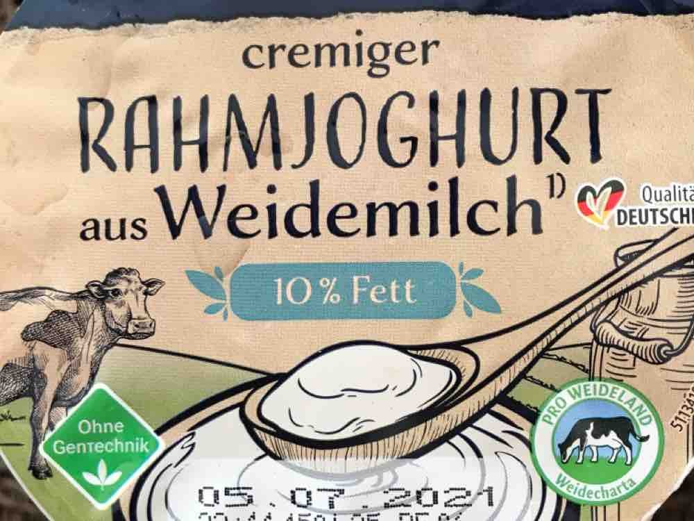 Cremiger Rahmjoghurt aus Weidemilch, 10% Fett von Melliott | Hochgeladen von: Melliott