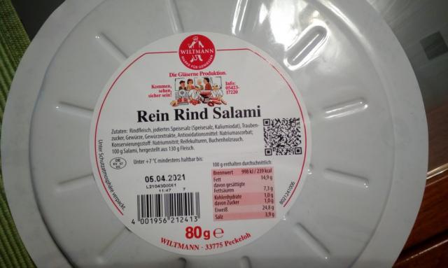 Rind Salami, rein | Hochgeladen von: kolibri6611
