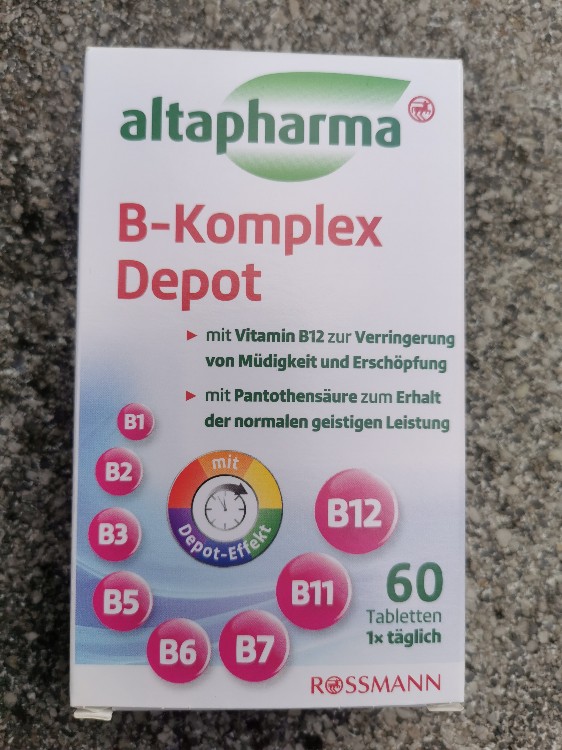 Altapharma, B-Komplex Depot, 1 Kapsel Kalorien - Neue Produkte - Fddb