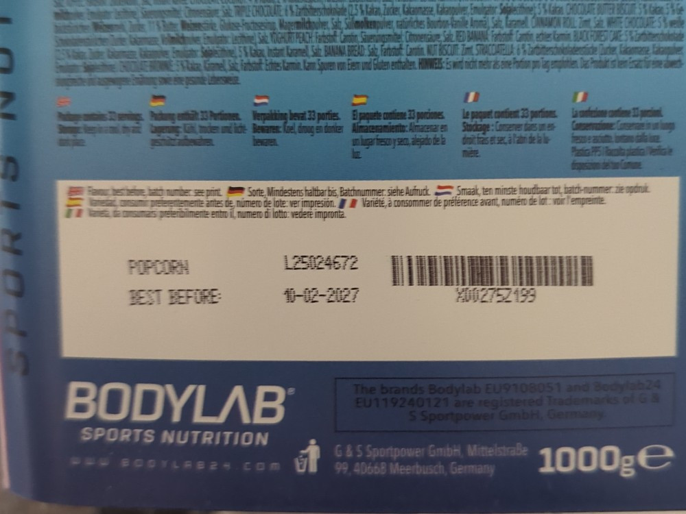 bodylab Whey Popcorn von fabjong593 | Hochgeladen von: fabjong593 bodylab Whey Popcorn von fabjong593 | Hochgeladen von: fabjong593