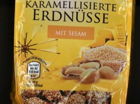 karamellisierte Erdnüsse mit Sesam (Aldi) | Hochgeladen von: panni64