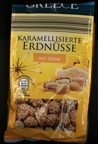 karamellisierte Erdnüsse mit Sesam (Aldi) | Hochgeladen von: panni64