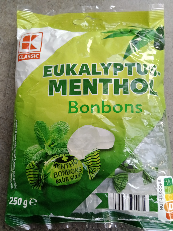 Eukalyptus-Menthol Bonbons, NUTRI-SCORE  D von Ronny E. | Hochgeladen von: Ronny E.