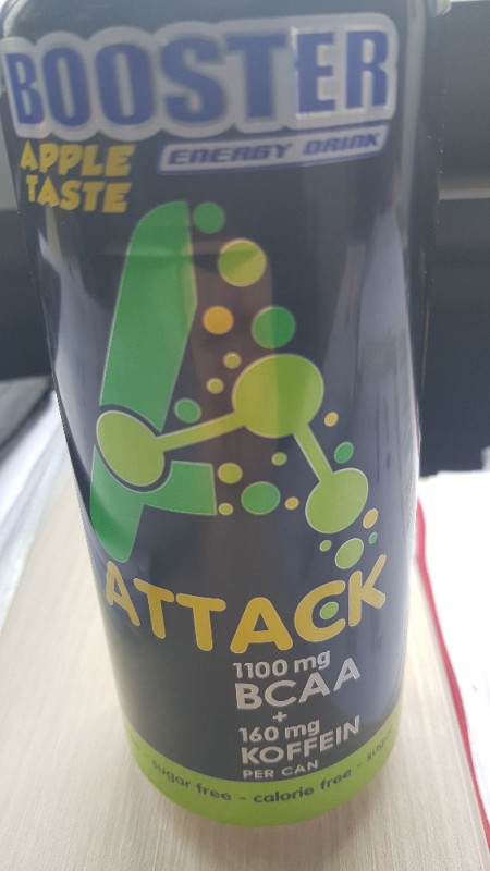 Booster Attack Apple Taste, 1100mg BCAA + 160mg Koffein pro Dose | Hochgeladen von: superturbo13378