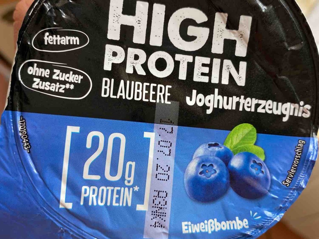 High Protein Blaubeere, Joghurterzeugnis von Schneiders | Hochgeladen von: Schneiders