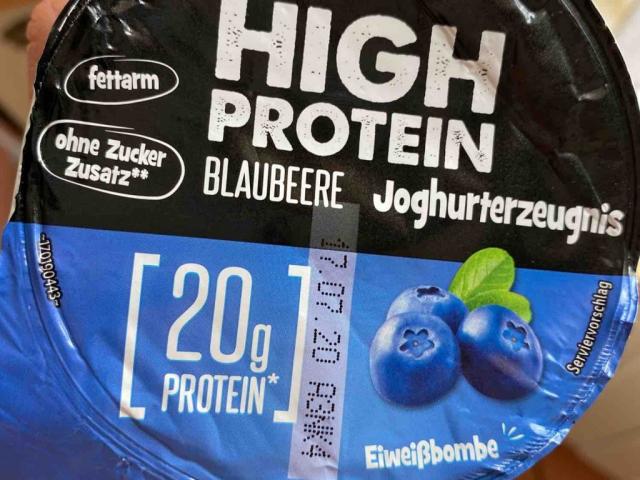 High Protein Blaubeere, Joghurterzeugnis von Schneiders | Uploaded by: Schneiders