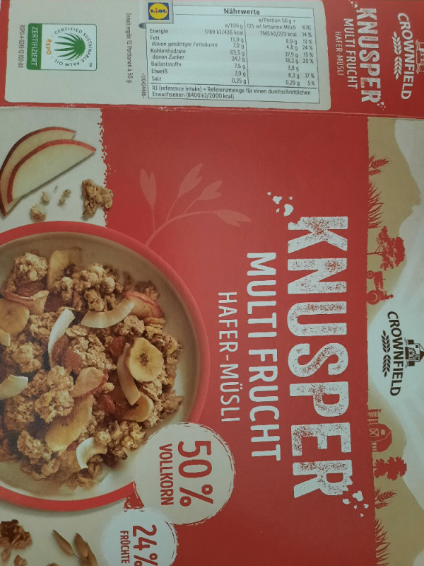 KNUSPER NULTI FRUCHT HAFER-MÜSLI von Gerti Kribbel | Hochgeladen von: Gerti Kribbel