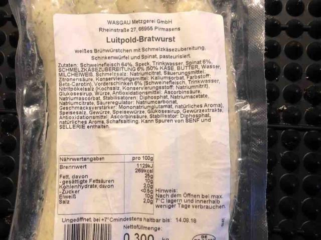 Luitpold-Bratwurst von Mahne | Hochgeladen von: Mahne