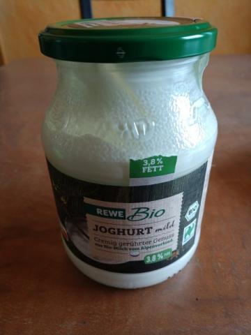 Rewe Bio Joghurt mild (Glas), 3,8 % Fett von dthielemann | Hochgeladen von: dthielemann