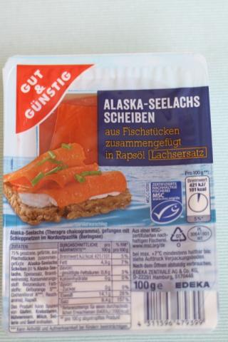 Alaska Seelachs Scheiben Lachsersatz, in Rapsöl | Hochgeladen von: Notenschlüssel
