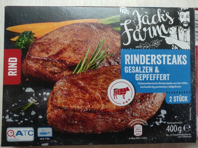 Rindersteaks, gesalzen und gepfeffert by andyi | Uploaded by: andyi