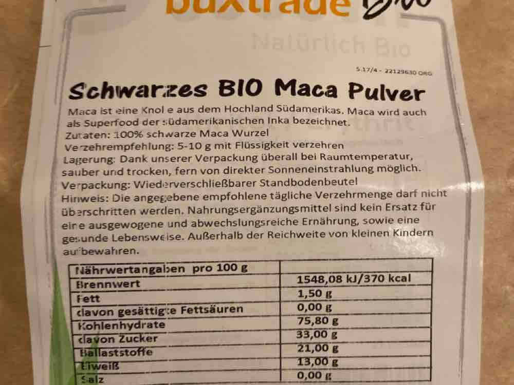 Schwarzes Bio Maca Pulver von Polyklet | Hochgeladen von: Polyklet