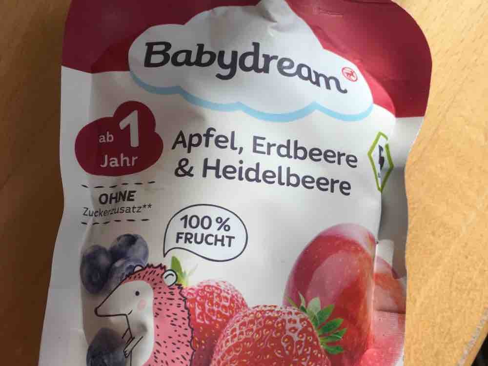 Bio Fruchtpüree Apfel-Erdbeere-Heidelbeere von cl25346 | Hochgeladen von: cl25346