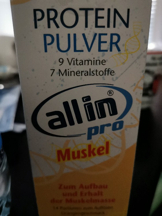 Allin pro Muskel Protein Pulver von T. S. | Hochgeladen von: T. S.