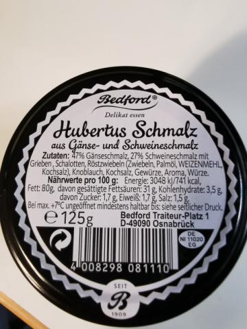Hubertus Schmalz, aus Gänse-und Schweineschmalz | Hochgeladen von: LeeviHilija
