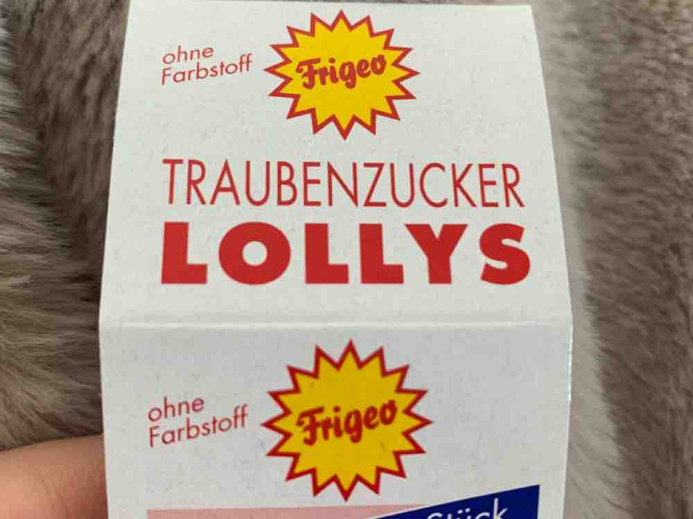Frigeo Traubenzucker Lollys, Kirschgeschmack, ohne Farbstoffe vo | Hochgeladen von: weewooluluu