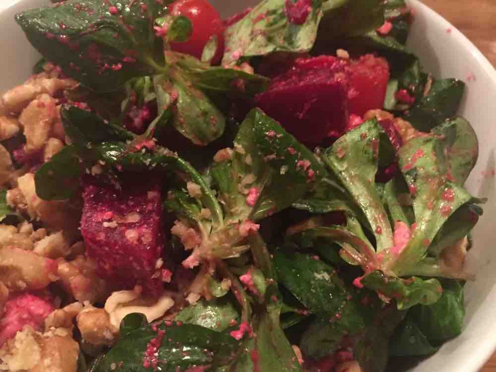 Rote Bete Salat, mit Feldsalate und Fetakäse von power2020 | Hochgeladen von: power2020