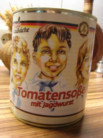 Original Schulküche DDR Tomatensoße (HALKO), mit Jagdwurst | Hochgeladen von: Rallenta