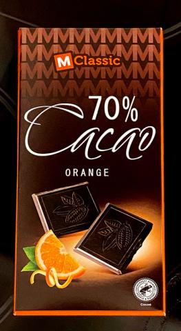 Schokolade 70% Cacao, kandierten Orangenschalen | Hochgeladen von: Lakshmi