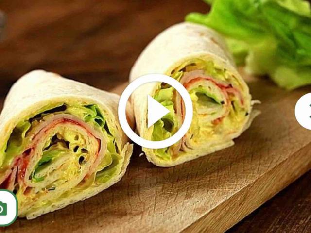 Partywraps mit Frischkäse und  Putenbrust von Loopeax | Hochgeladen von: Loopeax