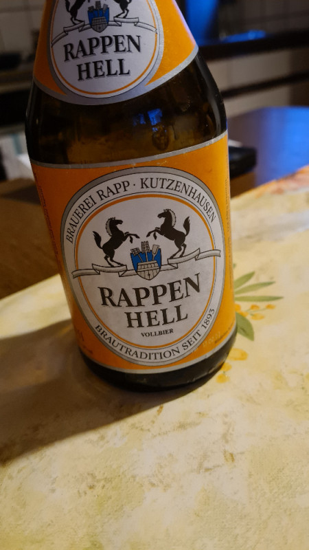 Rappen Hell, Würzig feinherbes Bier von GabyFritz8008 | Hochgeladen von: GabyFritz8008